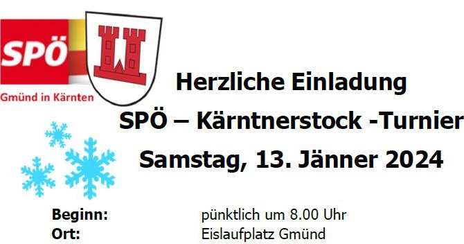 SPÖ – Kärntnerstock -Turnier